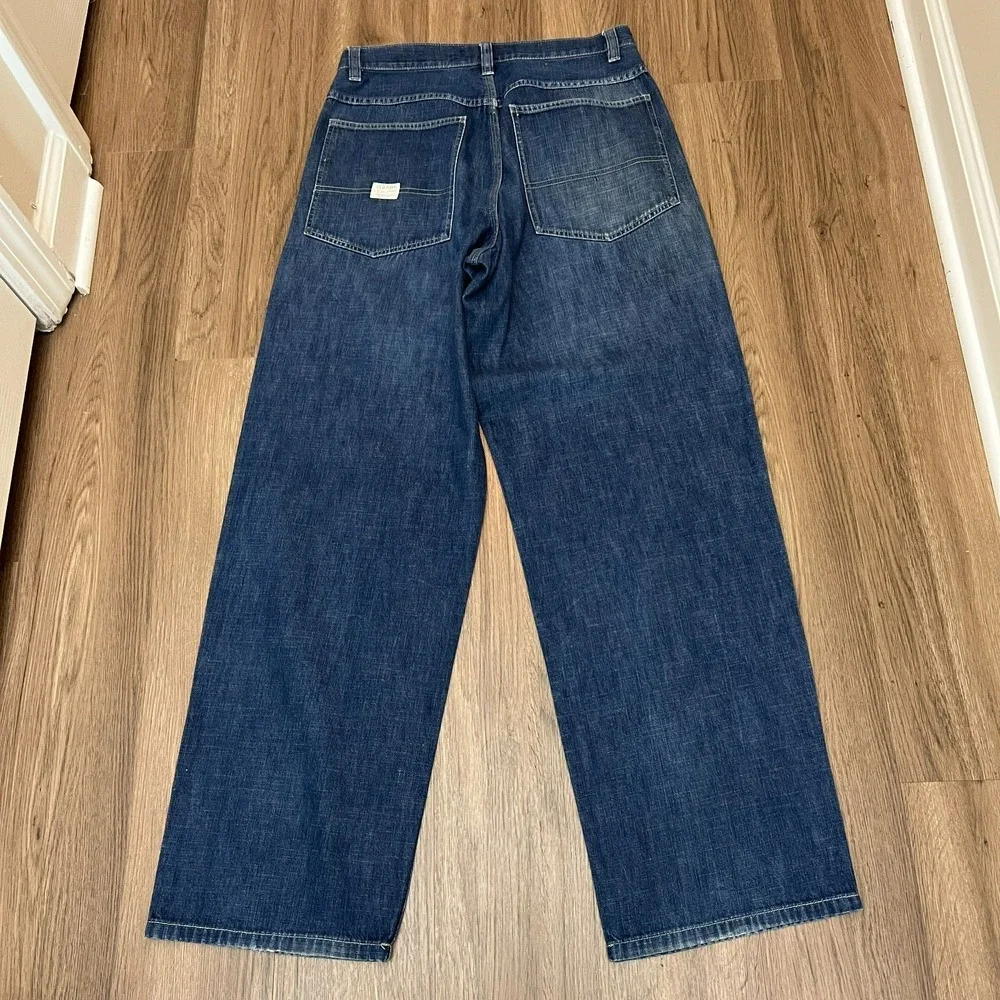 Vintage Old Navy Mechanics Loose Baggy Skater Jeans 32x32 Y2K Denim